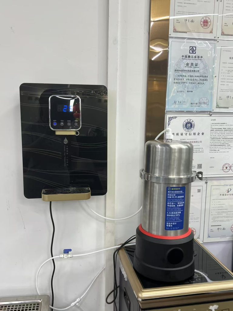 ChengrongTimes mineral-retaining under sink water filter in the drinking water station of Chengrong Factory