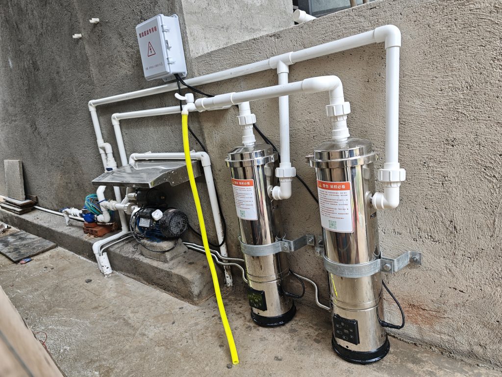 ChengrongTimes smart rotary-cleaning ultrafiltration hole house water filtration system