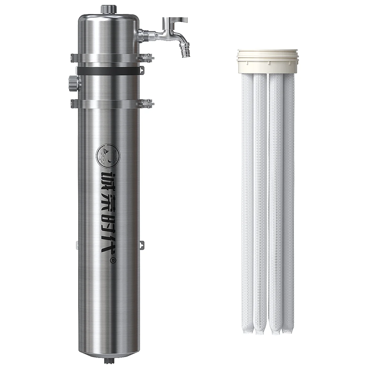 Whole House Water Filter with 0.1 μm PVDF Ultrafiltration
