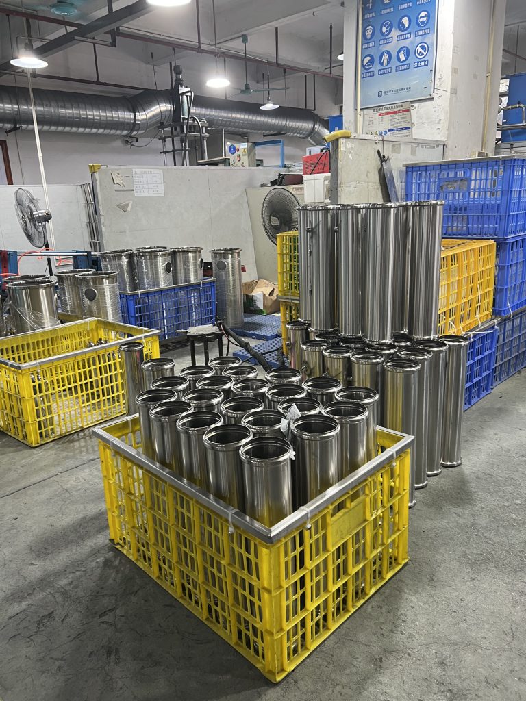 304 stainless steel water purifier housings manufactured at Chengrong UF Factory